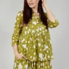 Printed Blouse in Foglia