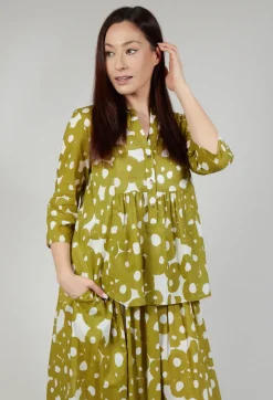 Printed Blouse in Foglia