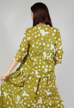 Printed Blouse in Foglia