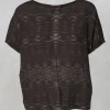 Printed Boxy Shirt Kosta in Chocolat