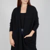 Printed Cardigan in Nero Sand