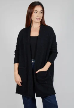 Printed Cardigan in Nero Sand