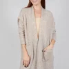 Printed Cardigan in Sand Nero