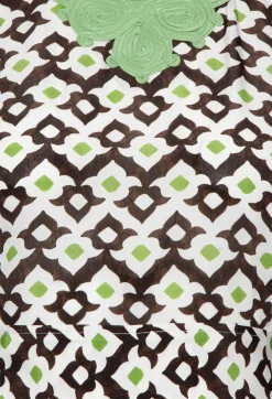 Printed Jumpsuit in Beige/Malva