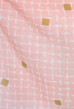 Printed Scarf in Soft Pink