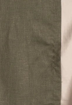 Printed Snood in Green/Grey