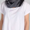 Printed Snood in Purple/Black