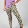 Printed Tailored Trousers in Naturale/Ollo/Brick