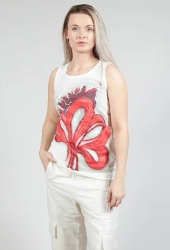 Printed Vest in Spec Handpaint