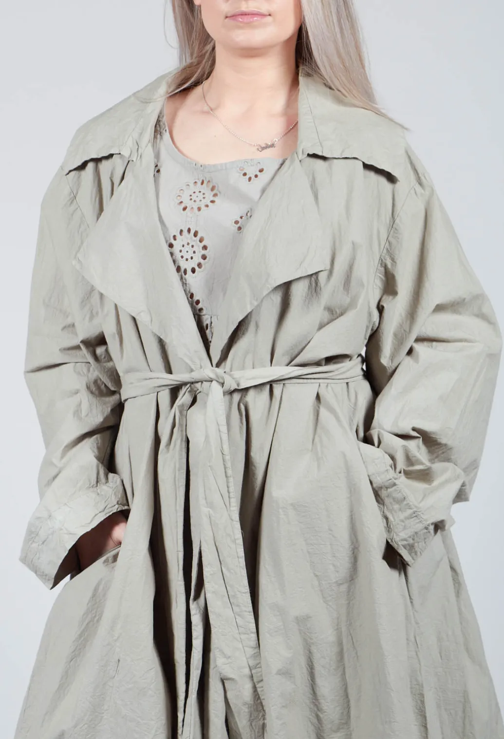 Prozentarm Coat in Salbei Green