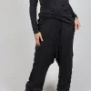 Pull On Crinkle Trousers in Slate