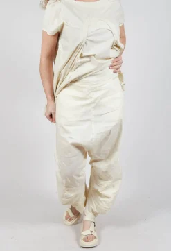 Pull On Drop Crotch Trousers in Galaxy