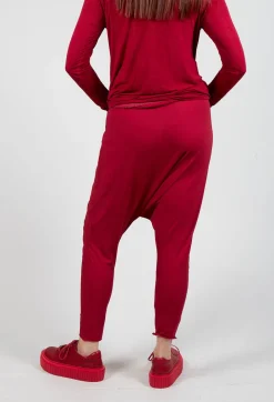 Pull on Drop Crotch Trousers in Sunset Cloud
