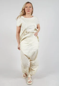 Pull On Drop Crotch Trousers in Galaxy