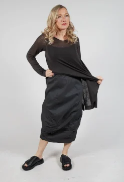 Pull On Pencil Skirt in Asteroid