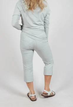 Pull On Pleat Front Trousers in Grey