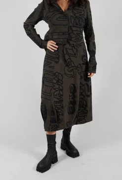 Pull On Skirt in Jungle Big Print
