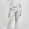 Pull On Slim Fit Trousers in Moon