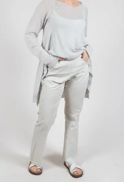 Pull On Slim Fit Trousers in Moon