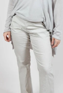 Pull On Slim Fit Trousers in Moon