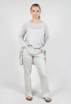Pull On Slim Fit Trousers in Moon