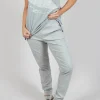 Pull On Slim Leg Trousers in Grey