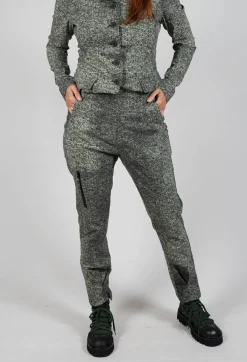 Pull On Slim Trousers in Defender Print