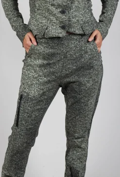 Pull On Slim Trousers in Defender Print
