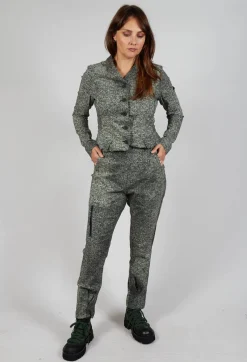 Pull On Slim Trousers in Defender Print