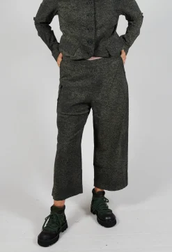Pull On Straight Leg Trousers in Camp Print