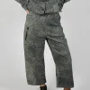 Pull On Straight Leg Trousers in Defender Print