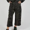 Pull On Straight Leg Trousers in Jungle Big Print