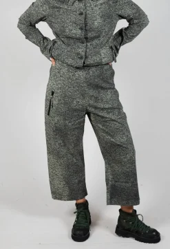 Pull On Straight Leg Trousers in Defender Print