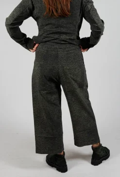 Pull On Straight Leg Trousers in Camp Print