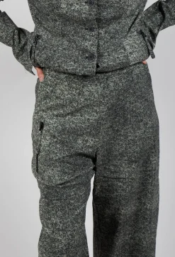 Pull On Straight Leg Trousers in Defender Print