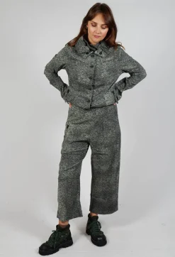 Pull On Straight Leg Trousers in Defender Print