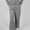 Pull On Trouser in Asfalto Check