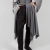 Pull On Trousers in Black Print