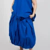 Pull Toggle Hemline Skirt in Royal