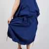 Pull Toggle Hemline Skirt in Ocean