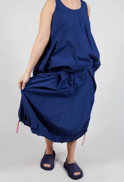 Pull Toggle Hemline Skirt in Ocean