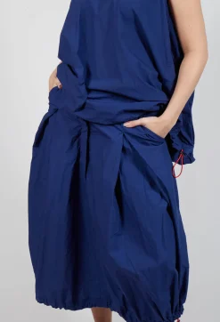 Pull Toggle Hemline Skirt in Ocean