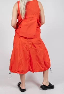 Pull Toggle Hemline Skirt in Mandarine