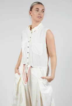 Pull Toggle Jumpsuit in Greige