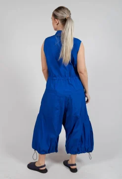Pull Toggle Jumpsuit in Royal