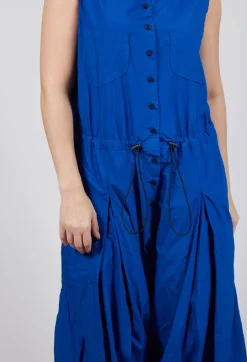 Pull Toggle Jumpsuit in Royal