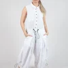 Pull Toggle Jumpsuit in Semi Bleach