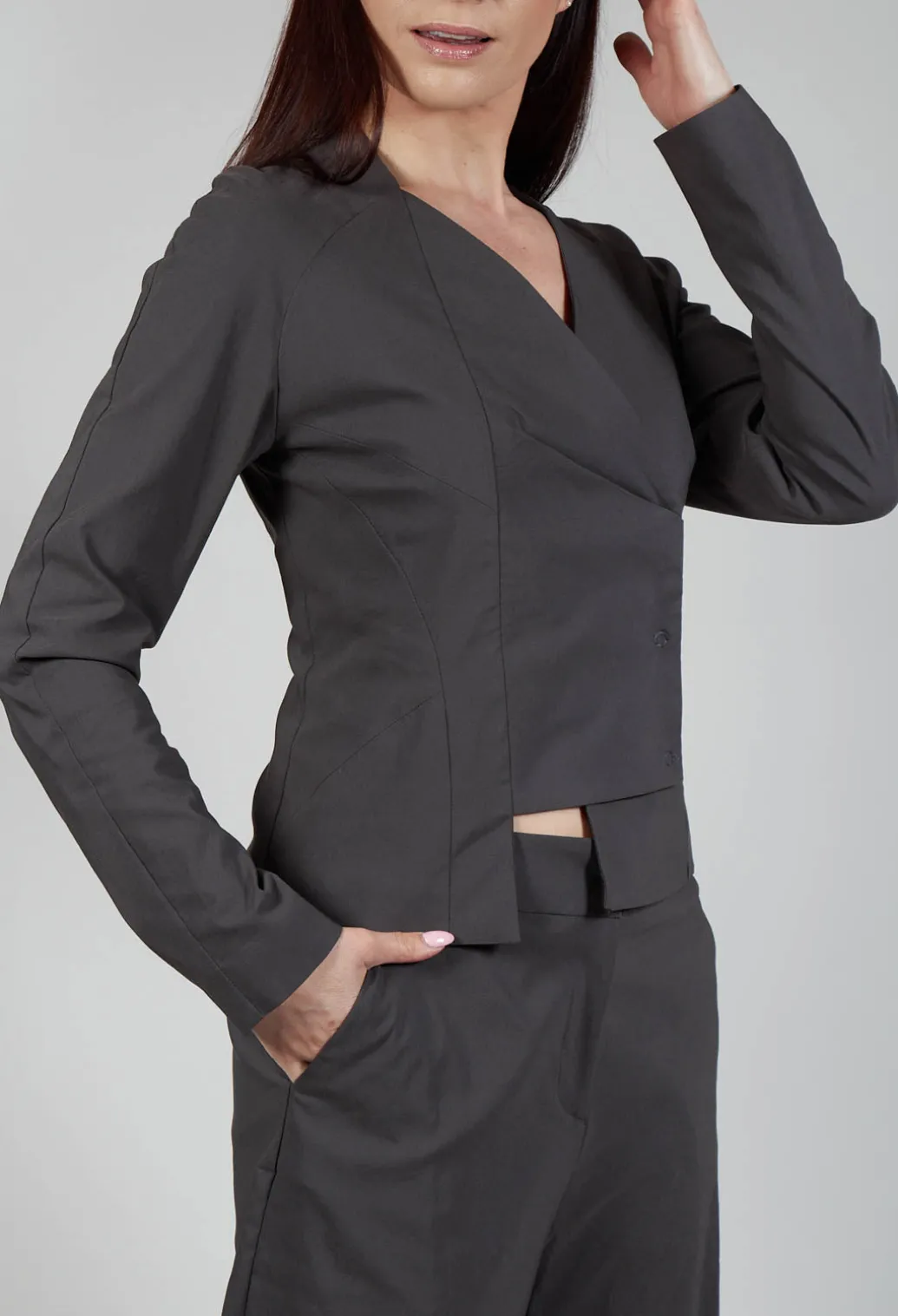 Pulp Fiction Jacket in Carbone