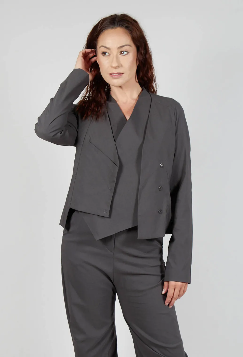 Pulp Fiction Jacket in Carbone
