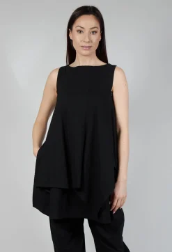 Pulp Fiction Tunic Top in Black